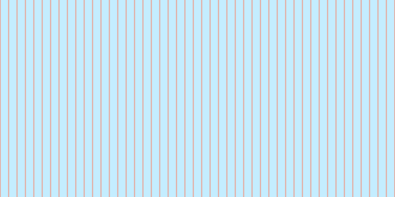 #16bbfd (25%), #eba393 vertical lines, two pixels wide, fifteen pixels apart