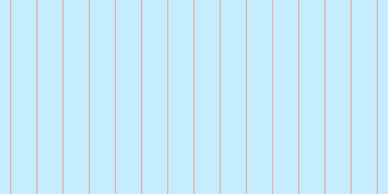 #16bbfd (25%), #eba393 vertical lines, two pixels wide, fifty-two pixels apart