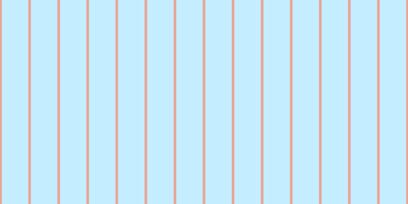 #16bbfd (25%), #eba393 vertical lines, five pixels wide, fifty-two pixels apart