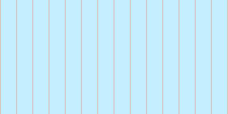 #16bbfd (25%), #eba393 vertical lines, two pixels wide, fifty-five pixels apart