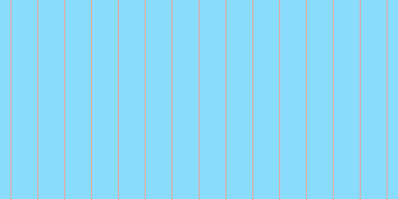 #16bbfd (50%), #eba393 vertical lines, two pixels wide, fifty-two pixels apart