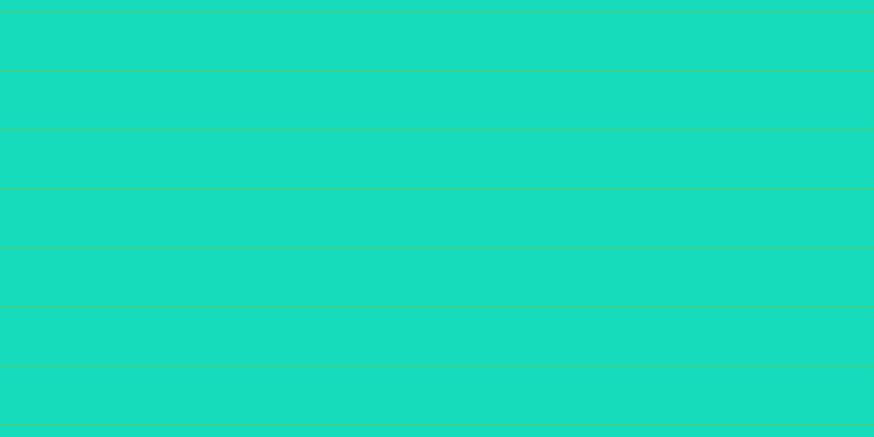 #16dcbb, #36d393 horizontal lines, two pixels wide, fifty-two pixels apart