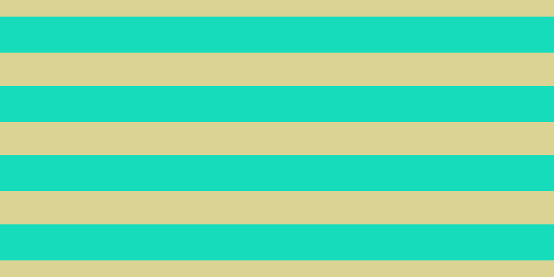 #16dcbb, #dbd393 horizontal lines, forty-eight pixels wide, fifty-two pixels apart