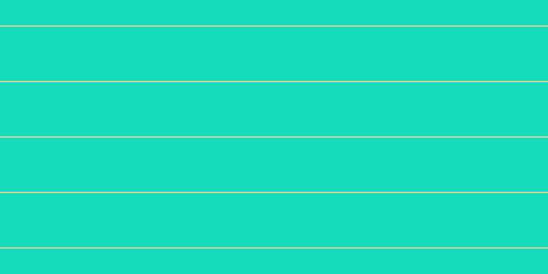 #16dcbb, #dbd393 horizontal lines, two pixels wide, seventy-nine pixels apart