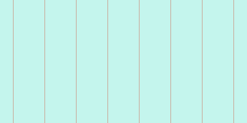 #16dcbb (25%), #caa393 vertical lines, two pixels wide, one hundred pixels apart
