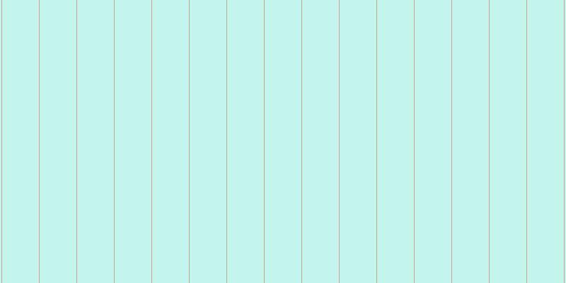 #16dcbb (25%), #caa393 vertical lines, one pixels wide, fifty-two pixels apart