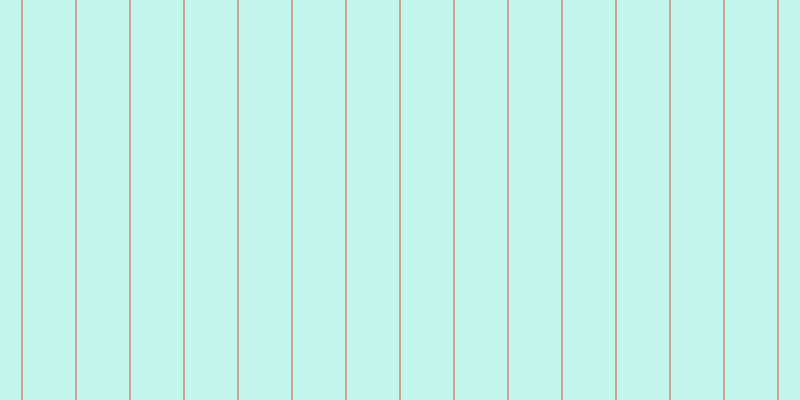 #16dcbb (25%), #caa393 vertical lines, two pixels wide, fifty-two pixels apart