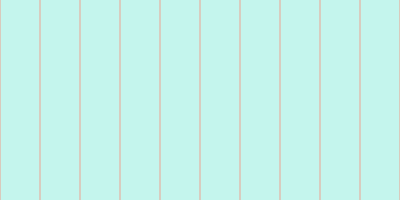 #16dcbb (25%), #eba393 vertical lines, two pixels wide, seventy-eight pixels apart