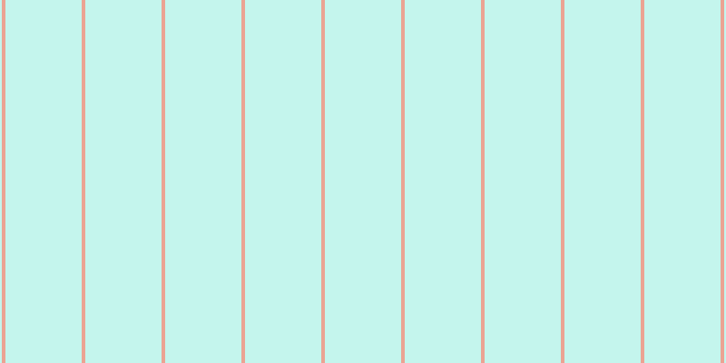 #16dcbb (25%), #eba393 vertical lines, four pixels wide, eighty-four pixels apart