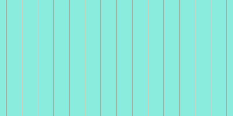 #16dcbb (50%), #caa393 vertical lines, two pixels wide, fifty-two pixels apart