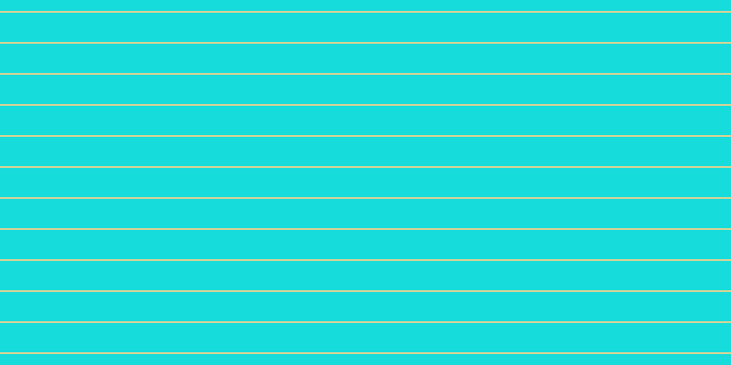 #16dcdc, #dbd393 horizontal lines, two pixels wide, thirty-two pixels apart