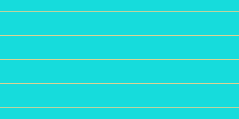 #16dcdc, #dbd393 horizontal lines, two pixels wide, seventy-nine pixels apart