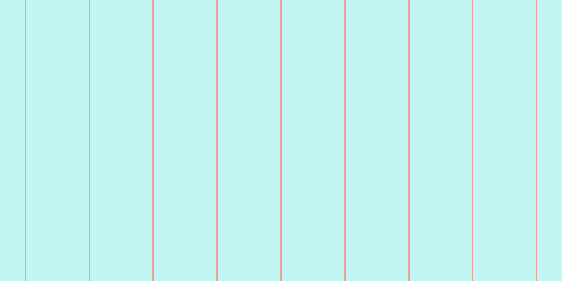 #16dcdc (25%), #eba393 vertical lines, two pixels wide, eighty-nine pixels apart