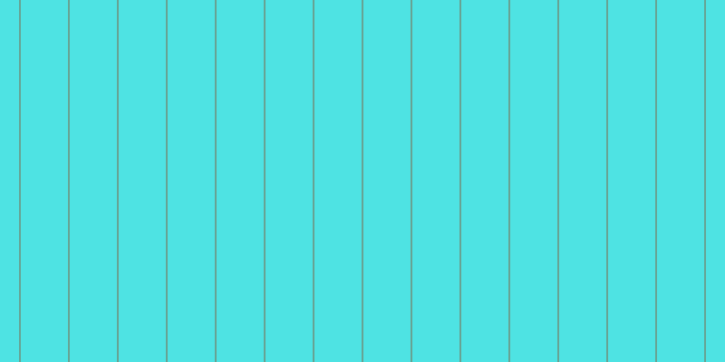 #16dcdc (75%), #67a393 vertical lines, two pixels wide, fifty-two pixels apart