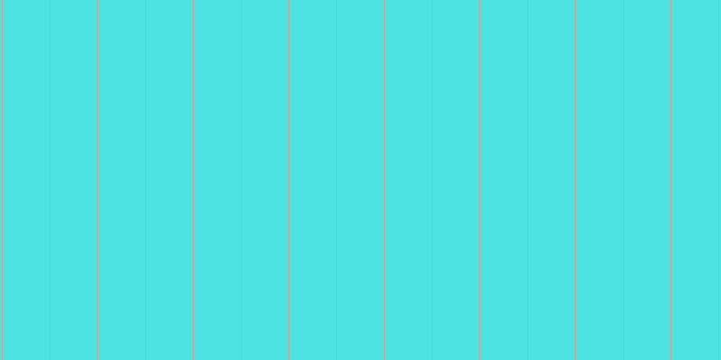 #16dcdc (75%), #caa393 vertical lines, one pixels wide, fifty-two pixels apart