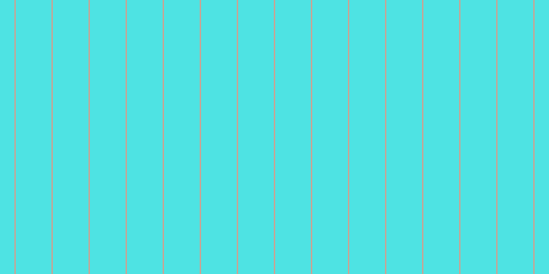 #16dcdc (75%), #caa393 vertical lines, two pixels wide, fifty-two pixels apart