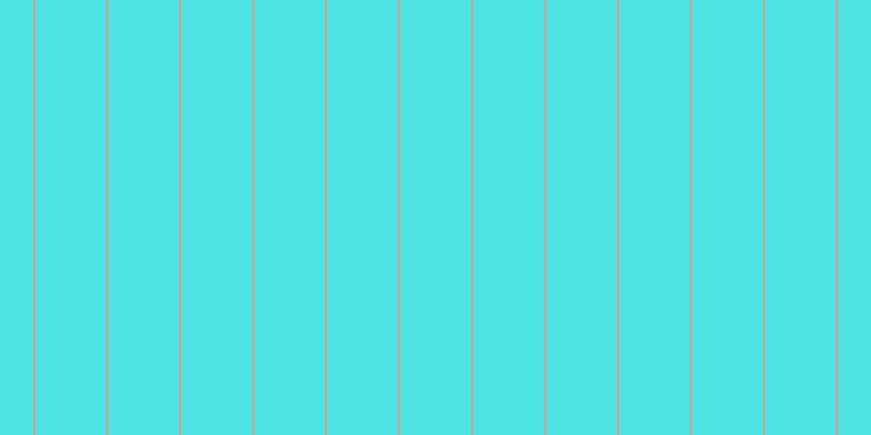 #16dcdc (75%), #caa393 vertical lines, two pixels wide, sixty-five pixels apart