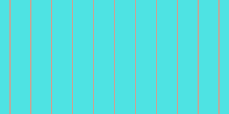 #16dcdc (75%), #caa393 vertical lines, four pixels wide, sixty-nine pixels apart