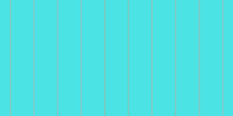 #16dcdc (75%), #caa393 vertical lines, two pixels wide, seventy-nine pixels apart