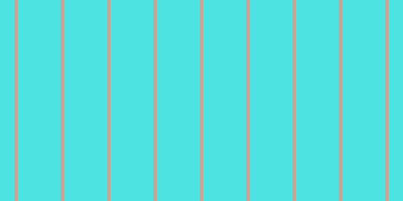 #16dcdc (75%), #caa393 vertical lines, seven pixels wide, eighty-five pixels apart