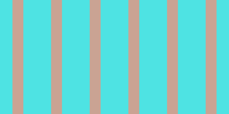 #16dcdc (75%), #caa393 vertical lines, thirty-eight pixels wide, ninety-seven pixels apart