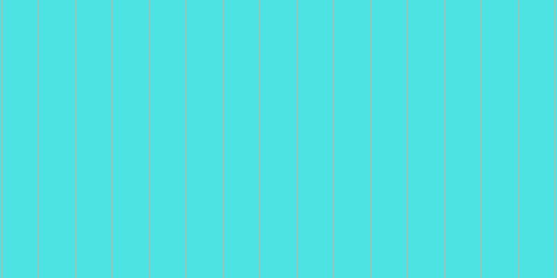 #16dcdc (75%), #eba393 vertical lines, one pixels wide, fifty-two pixels apart