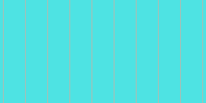 #16dcdc (75%), #eba393 vertical lines, two pixels wide, eighty-four pixels apart