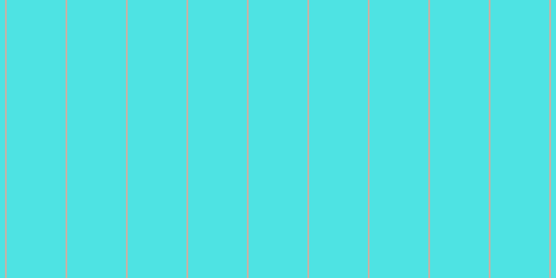 #16dcdc (75%), #eba393 vertical lines, two pixels wide, eighty-five pixels apart