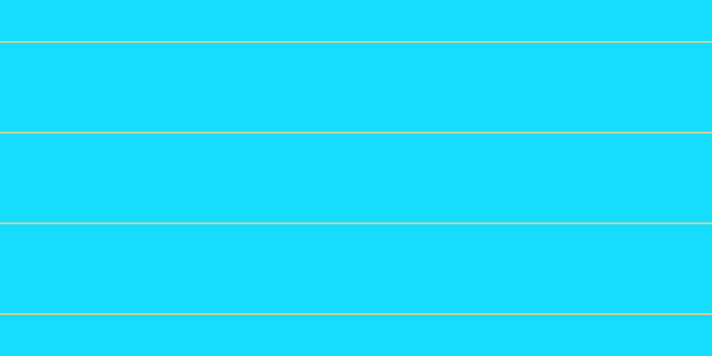 #16dcfd, #dbd393 horizontal lines, two pixels wide, one hundred pixels apart