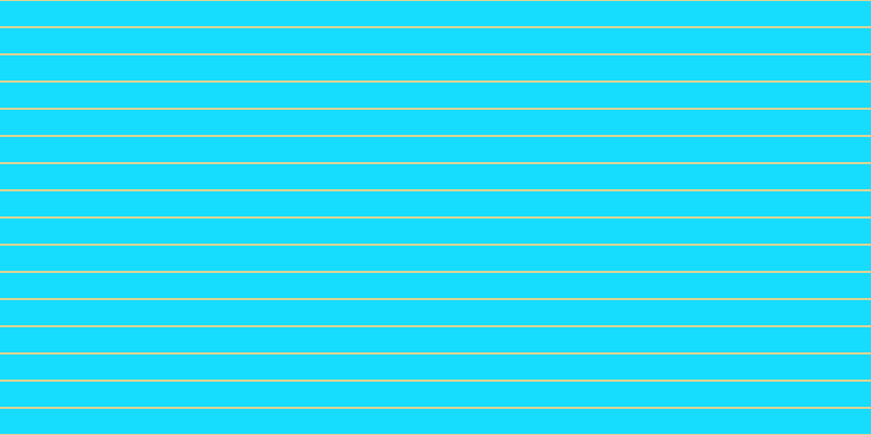 #16dcfd, #dbd393 horizontal lines, two pixels wide, twenty-three pixels apart