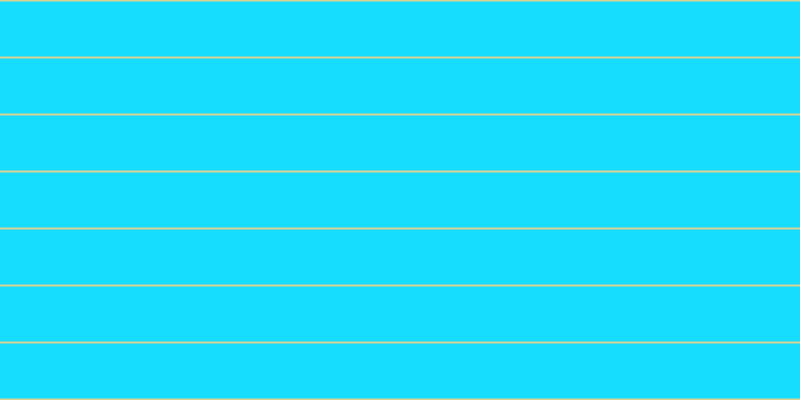 #16dcfd, #dbd393 horizontal lines, two pixels wide, fifty-five pixels apart
