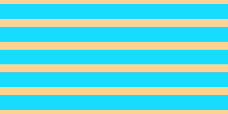 #16dcfd, #fcd393 horizontal lines, twenty-eight pixels wide, fifty-two pixels apart