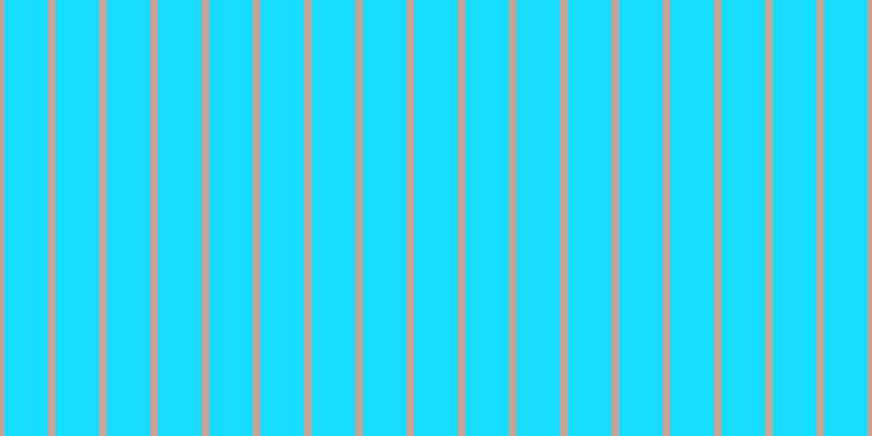 #16dcfd, #caa393 vertical lines, seven pixels wide, forty pixels apart