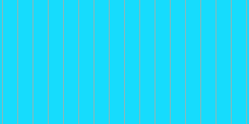 #16dcfd, #caa393 vertical lines, two pixels wide, forty-seven pixels apart