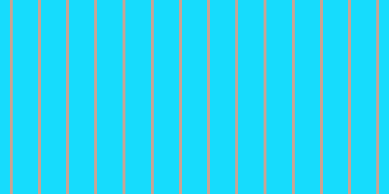 #16dcfd, #caa393 vertical lines, six pixels wide, fifty-two pixels apart