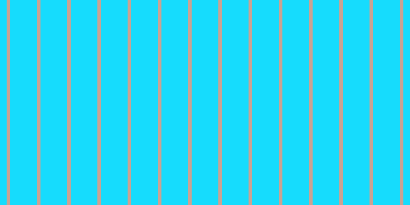 #16dcfd, #caa393 vertical lines, seven pixels wide, fifty-two pixels apart