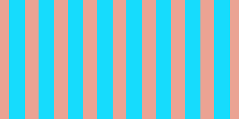 #16dcfd, #eba393 vertical lines, forty-six pixels wide, fifty-two pixels apart