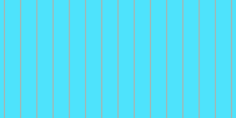 #16dcfd (75%), #caa393 vertical lines, three pixels wide, fifty-two pixels apart
