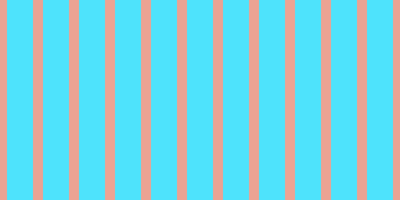 #16dcfd (75%), #eba393 vertical lines, twenty pixels wide, fifty-two pixels apart