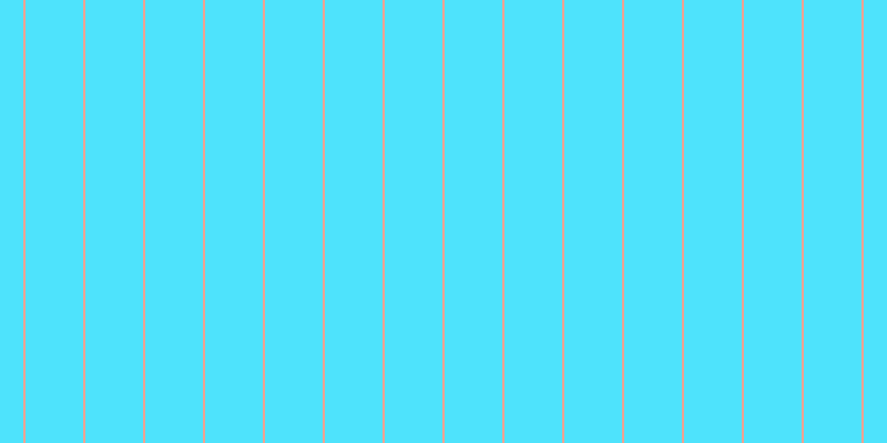 #16dcfd (75%), #eba393 vertical lines, two pixels wide, fifty-two pixels apart