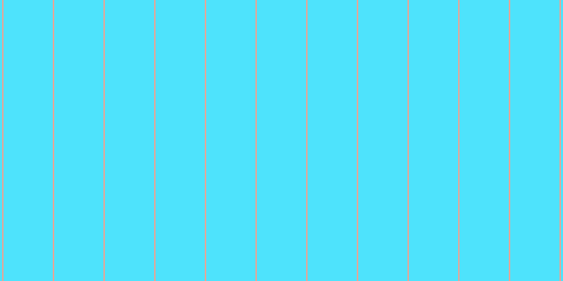 #16dcfd (75%), #eba393 vertical lines, two pixels wide, seventy pixels apart