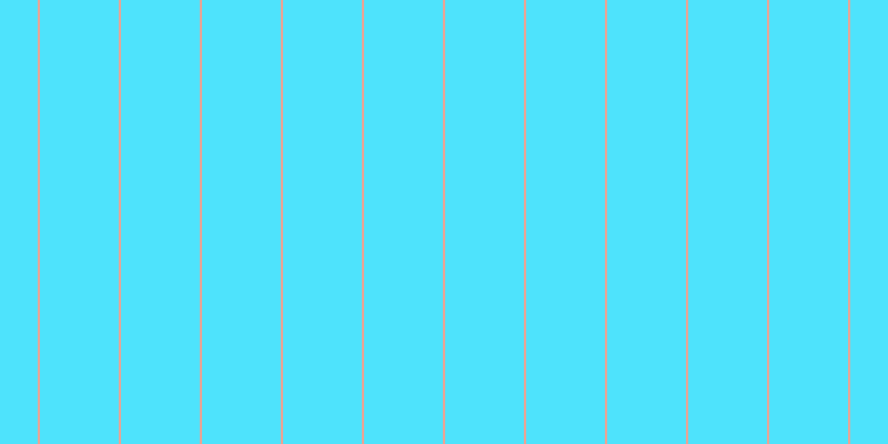 #16dcfd (75%), #eba393 vertical lines, two pixels wide, seventy-one pixels apart