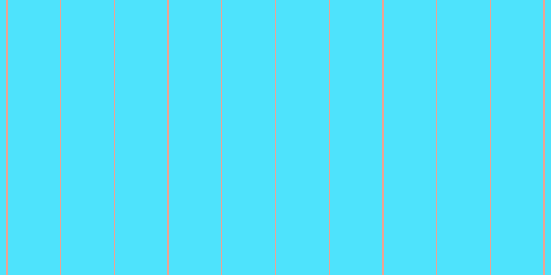 #16dcfd (75%), #eba393 vertical lines, two pixels wide, seventy-six pixels apart