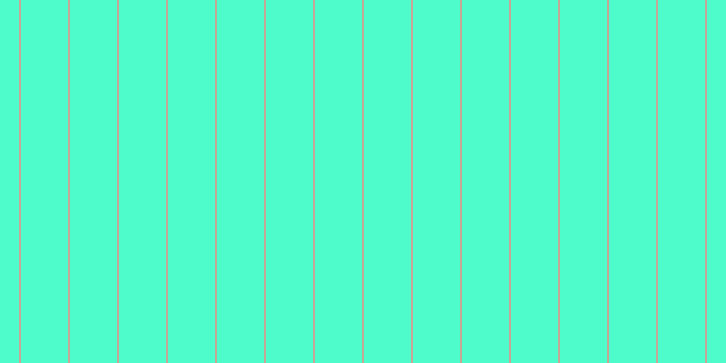 #16fdbb (75%), #caa393 vertical lines, two pixels wide, fifty-two pixels apart