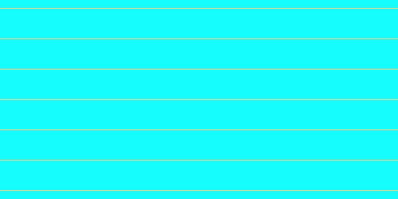 #16fdfd, #dbd393 horizontal lines, two pixels wide, fifty-nine pixels apart