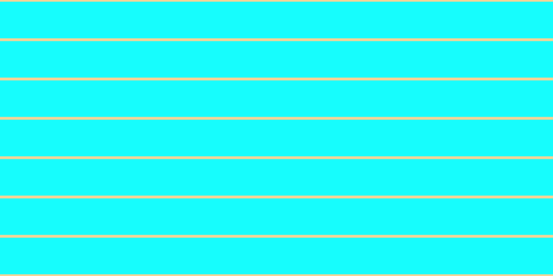 #16fdfd, #fcd393 horizontal lines, four pixels wide, fifty-three pixels apart