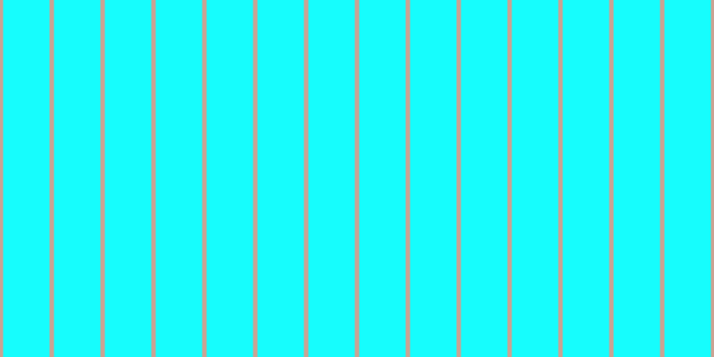 #16fdfd, #caa393 vertical lines, five pixels wide, fifty-two pixels apart