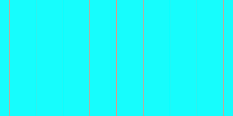 #16fdfd, #caa393 vertical lines, two pixels wide, ninety pixels apart