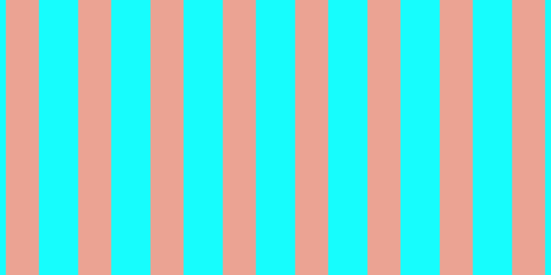 #16fdfd, #eba393 vertical lines, forty-eight pixels wide, fifty-seven pixels apart