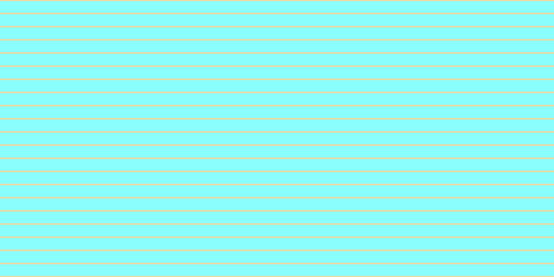 #16fdfd (50%), #fcd393 horizontal lines, two pixels wide, seventeen pixels apart